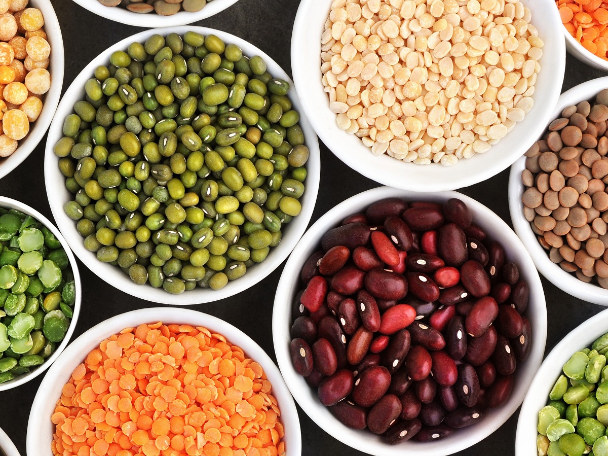 Céréales, légumineuses, cossettes, gari, autres farines, des racines et tubercules, de produits halieutiques vendus